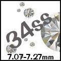 34ss CRYSTALLIZED Swarovski Hotfix - 12pcs