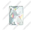 Swarovski 2520 8x6mm CRYSTAL AB Foiled 6 pieces