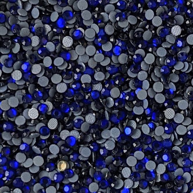 10SS COBALT Hot Fix Rhinestones - 10 gross