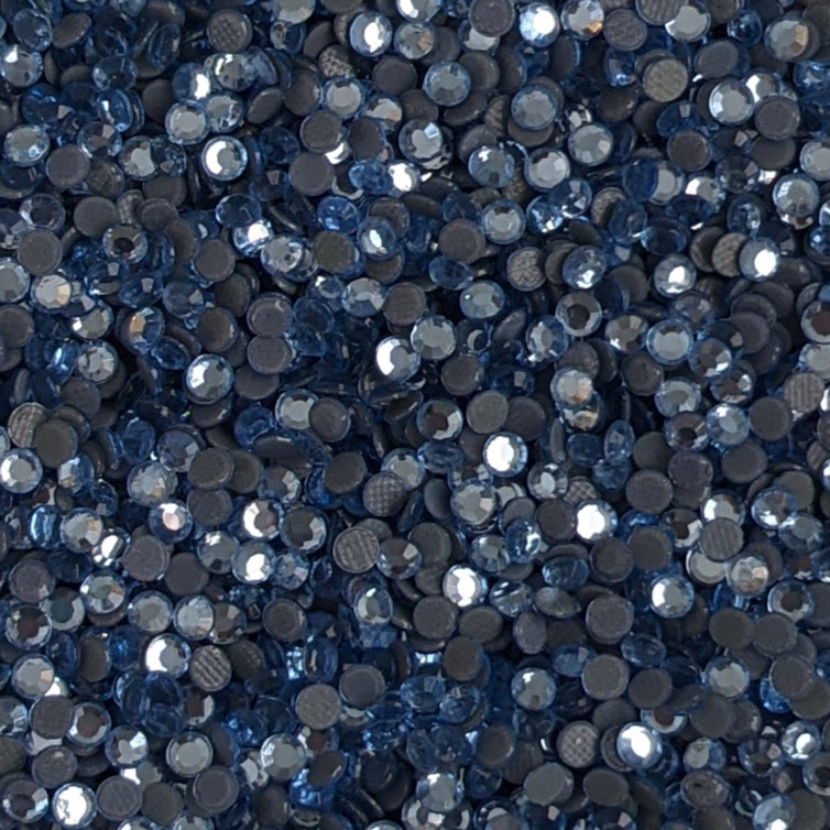 10ss LIGHT SAPPHIRE Hot Fix Rhinestones - 10 gross
