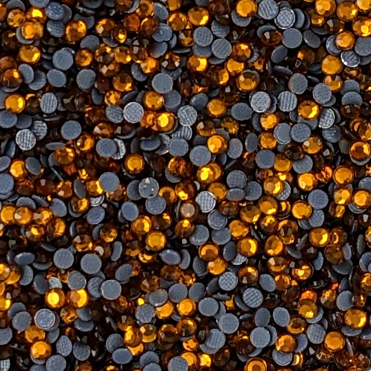 10SS TOPAZ Hot Fix Rhinestones - 10 gross